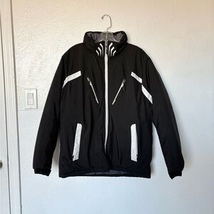 SIEER Men's Black and White Ski Jacket size Medium
